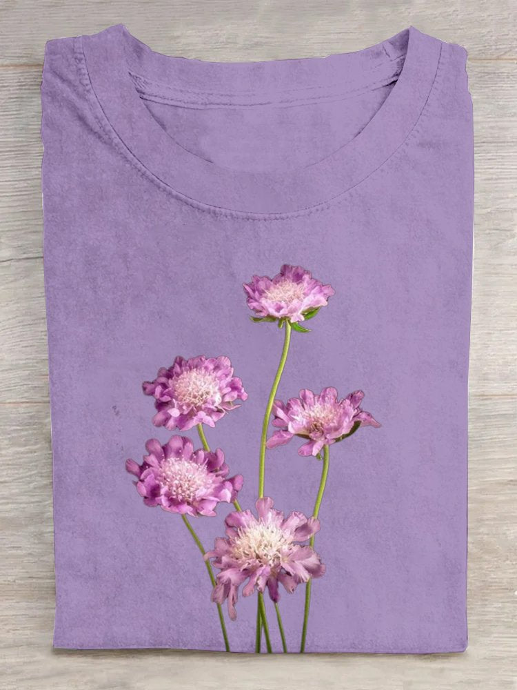 Casual Floral T-Shirt