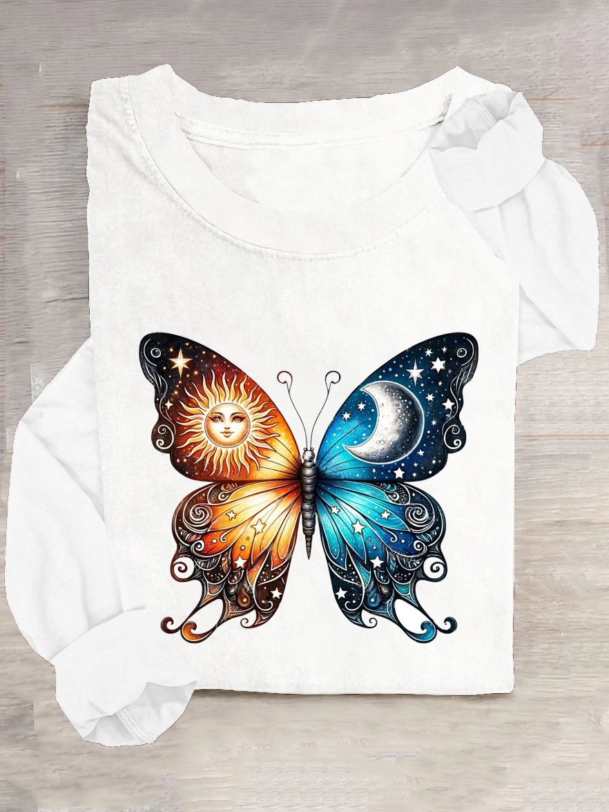 Butterfly Casual T-Shirt