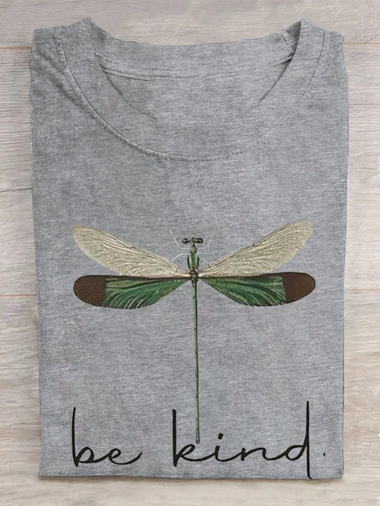 Dragonfly Loose Casual T-Shirt