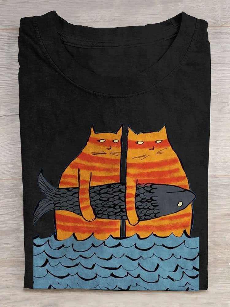 Casual Cat T-Shirt