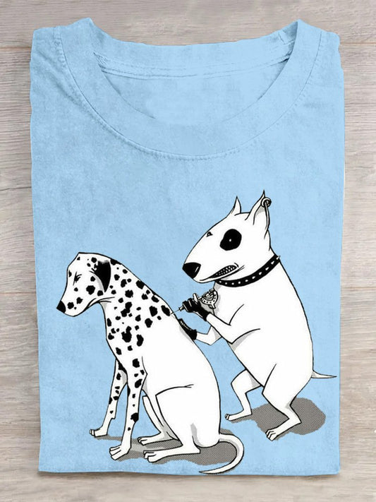 Casual Cotton Dog T-Shirt