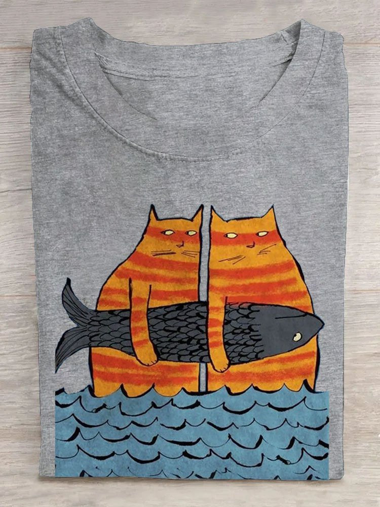 Casual Cat T-Shirt