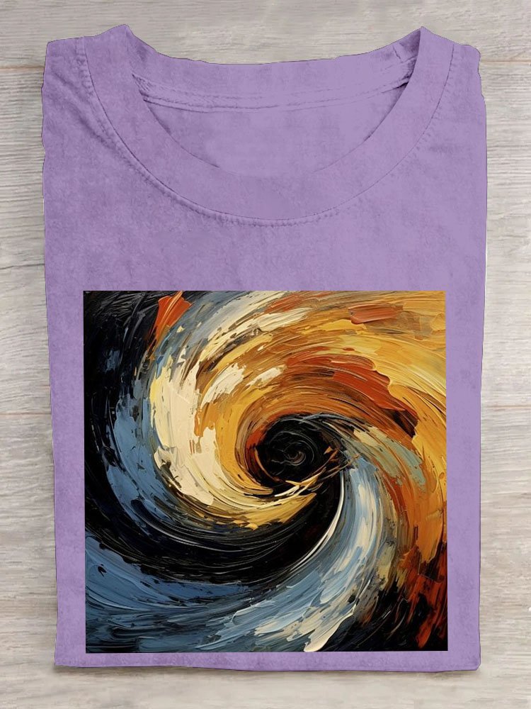 Abstract Casual T-Shirt