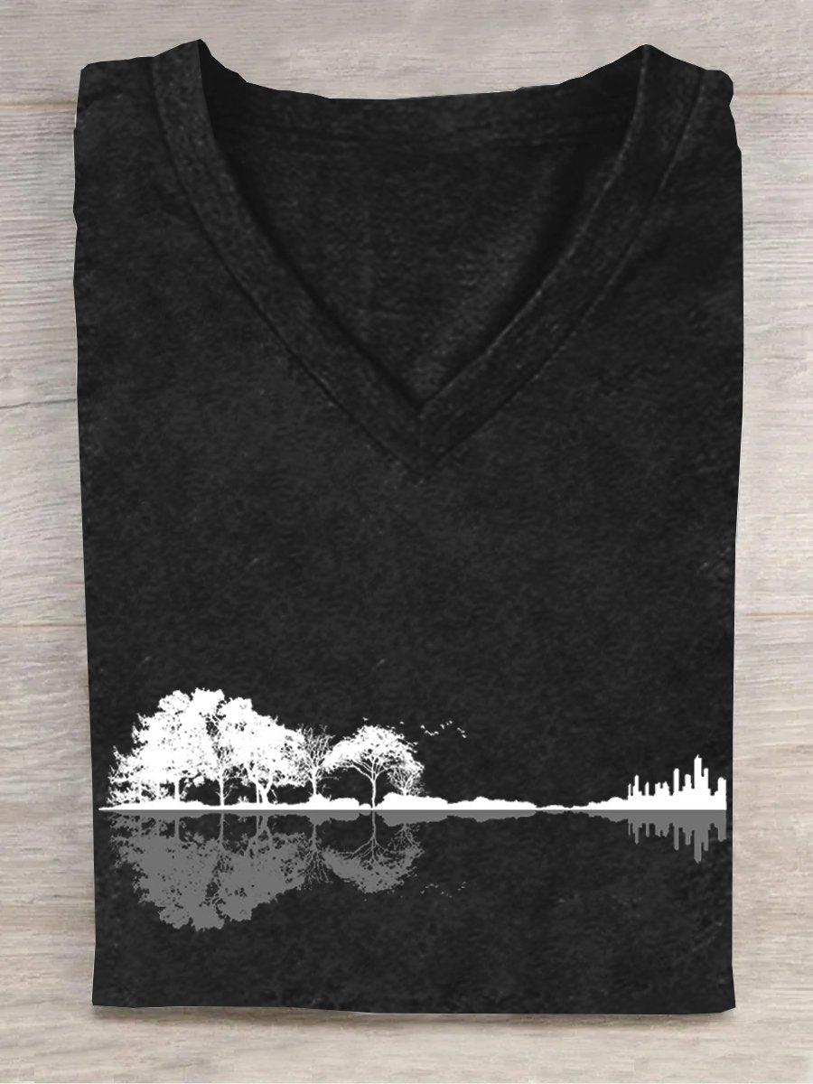 Casual Loose Scenery T-Shirt