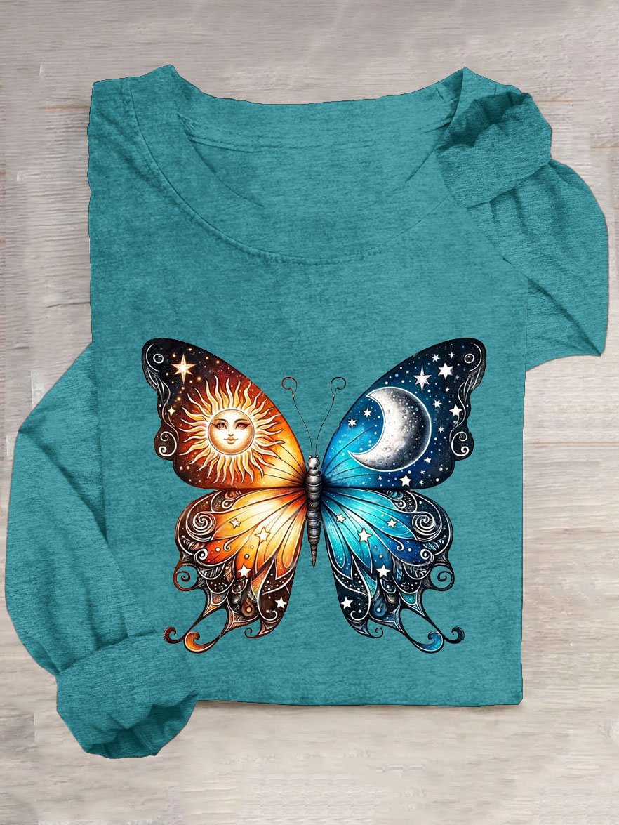 Butterfly Casual T-Shirt