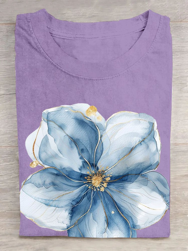 Casual Floral T-Shirt