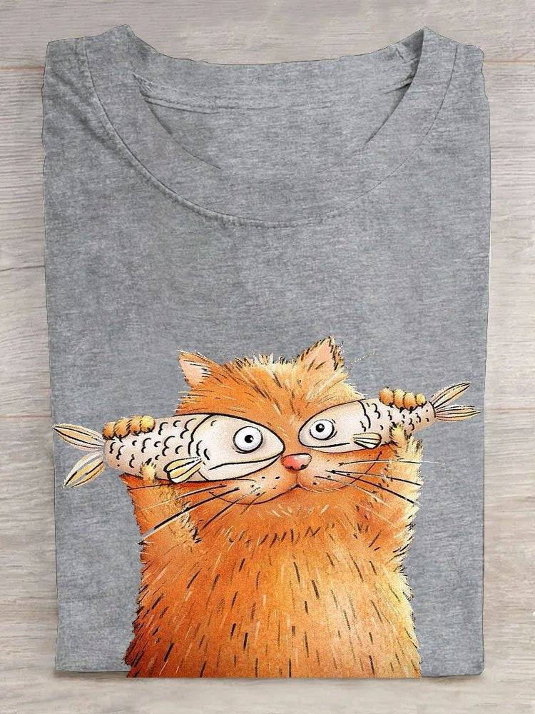 Casual Cat T-Shirt