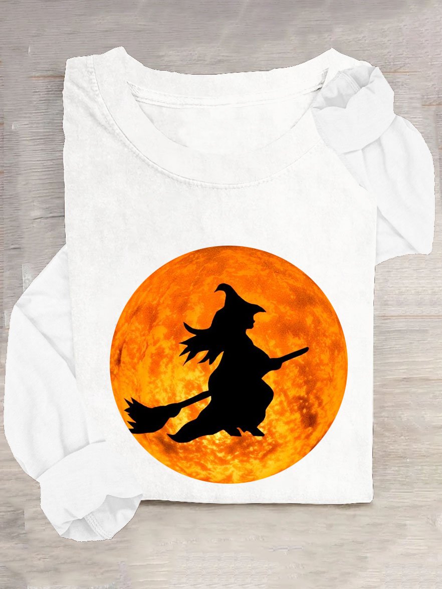 Casual Halloween Long Sleeve T-Shirt