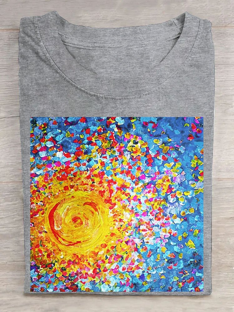 Abstract Casual T-Shirt