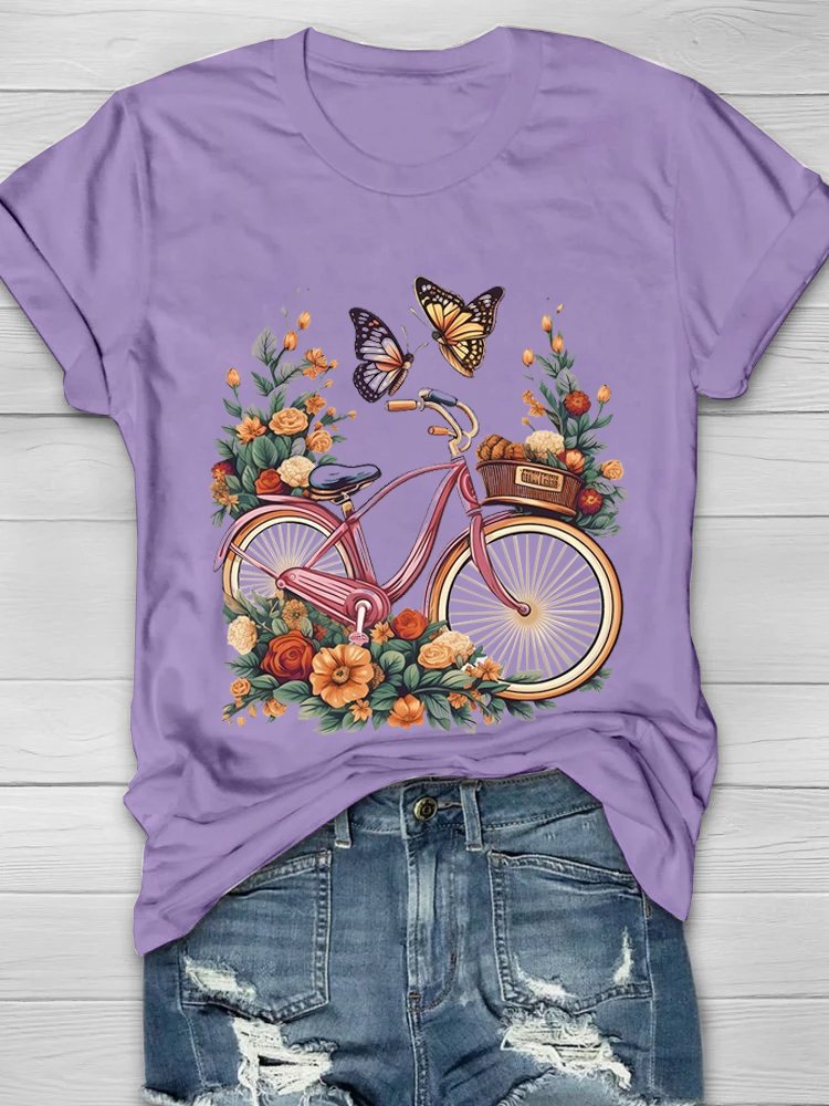 Floral Casual Loose T-Shirt