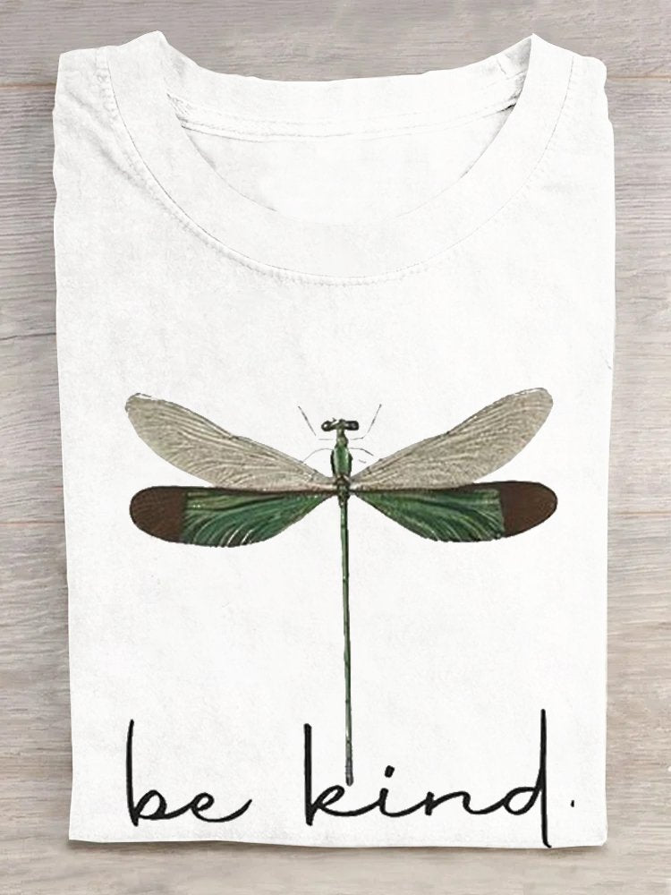 Dragonfly Loose Casual T-Shirt