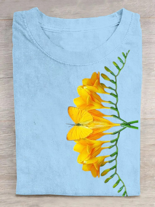 Floral Casual T-Shirt