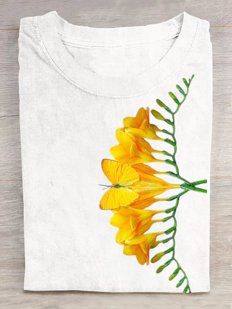 Floral Casual T-Shirt