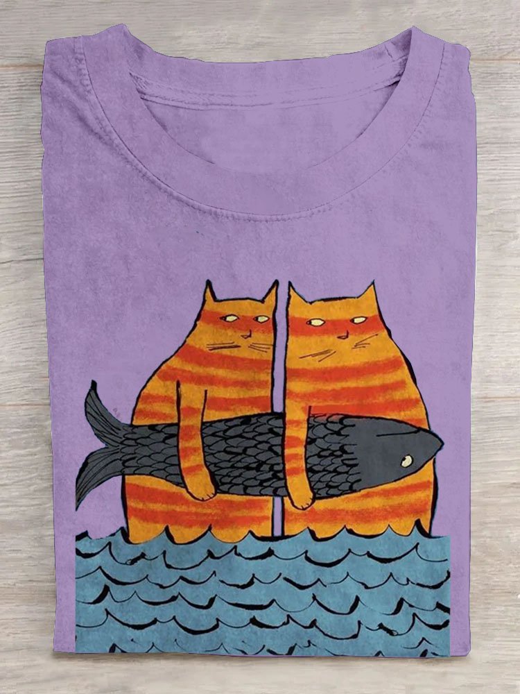 Casual Cat T-Shirt