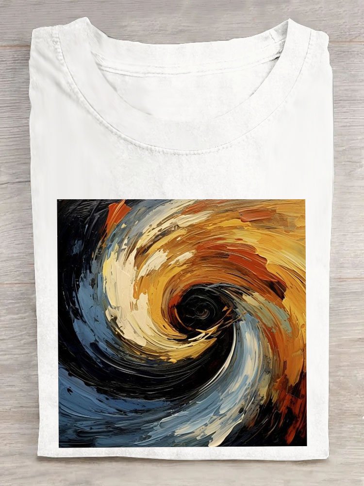 Abstract Casual T-Shirt