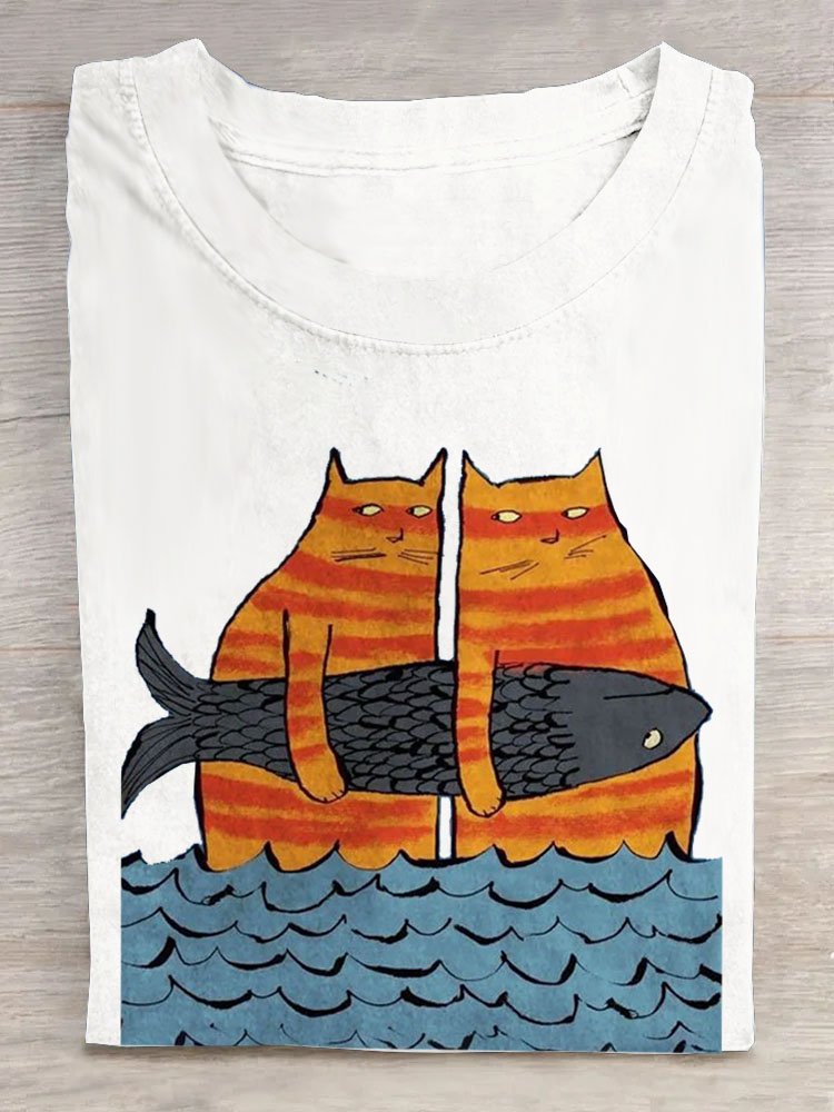 Casual Cat T-Shirt